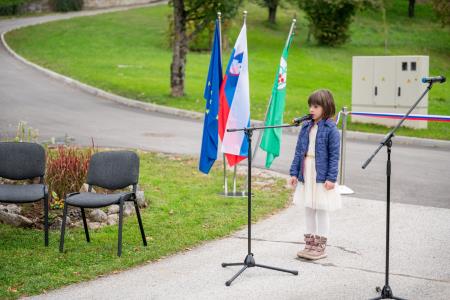 Otvoritev kanalizacije in vodovoda Vavpča vas Trata 7, foto Uroš Novina